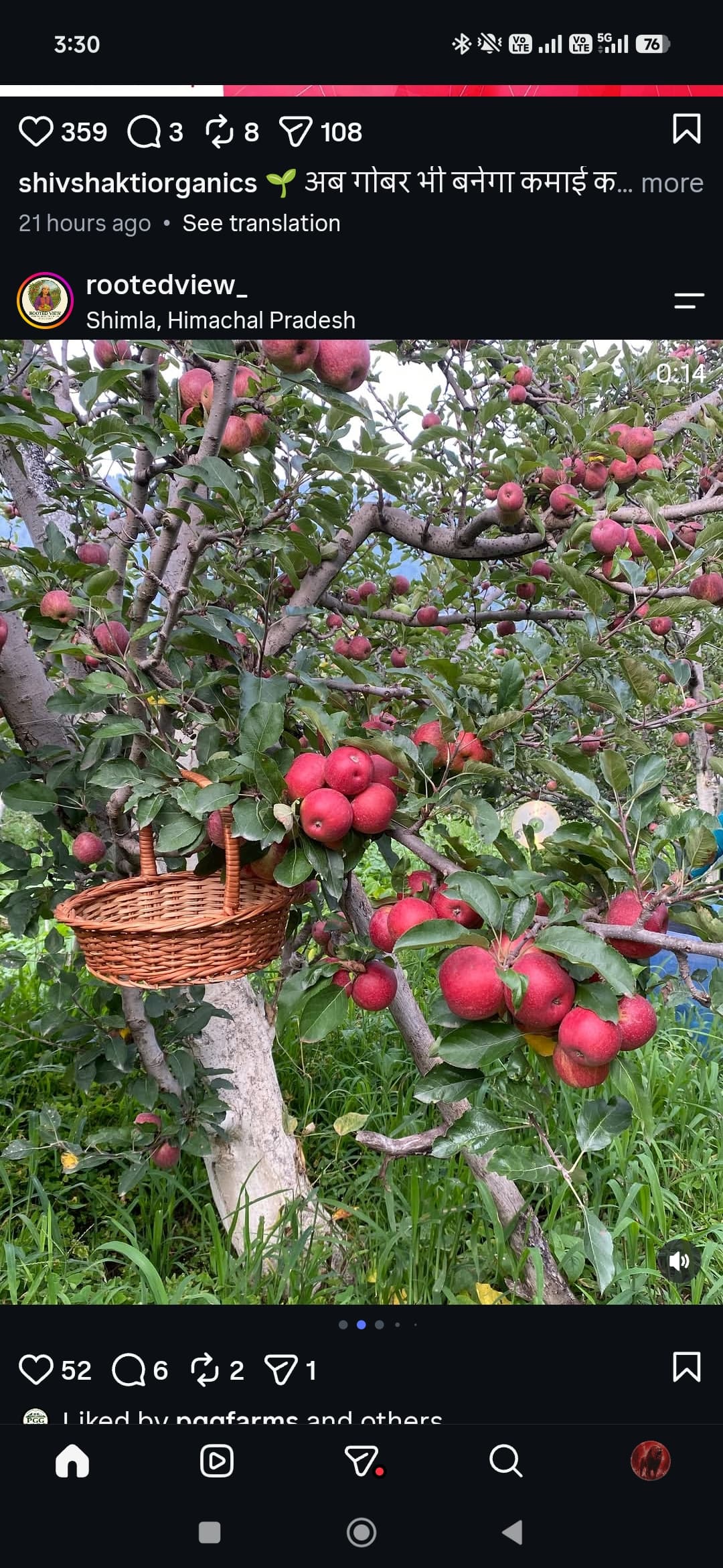 Fresh Organic Apple view 3